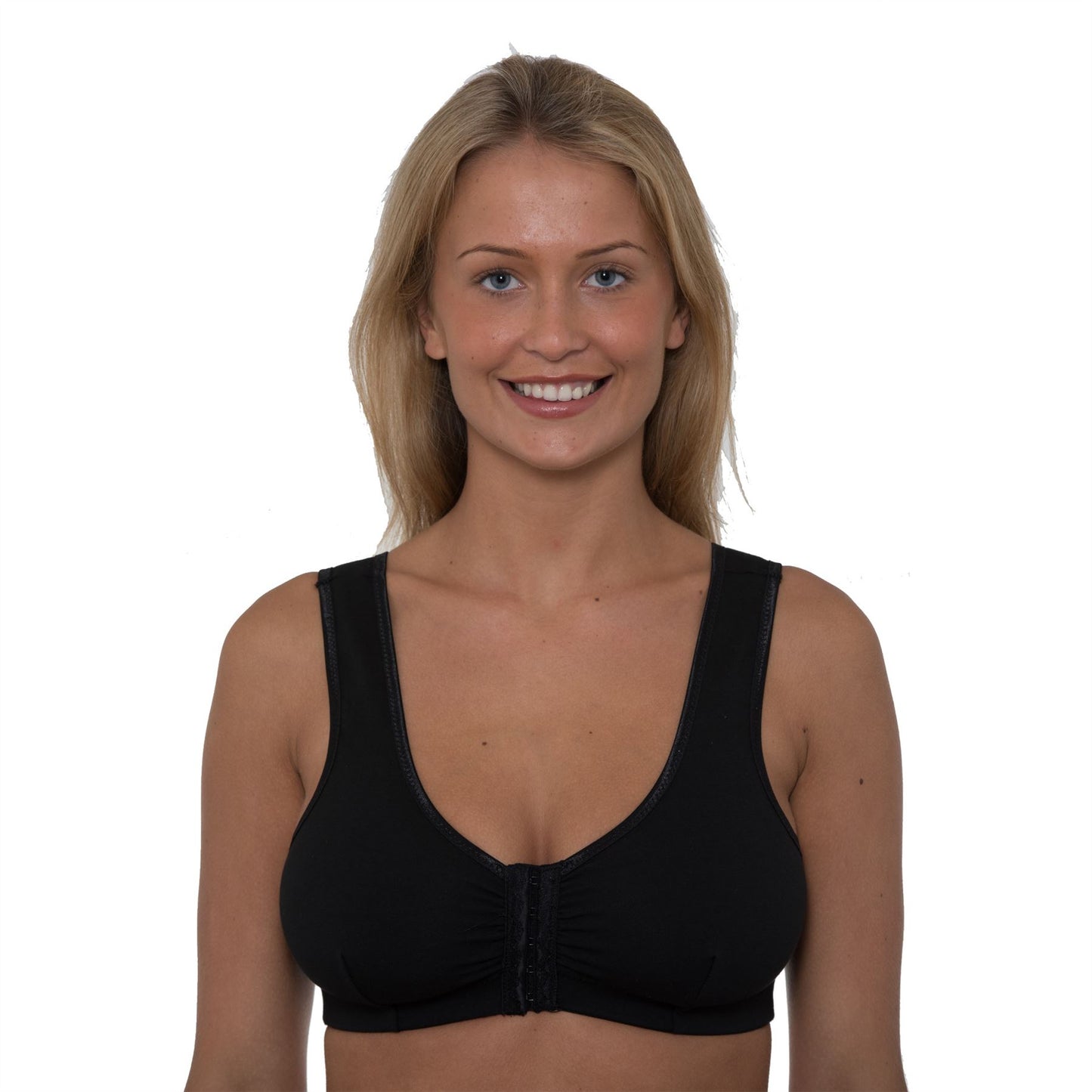 Gemm Front Fastening Bra - Black