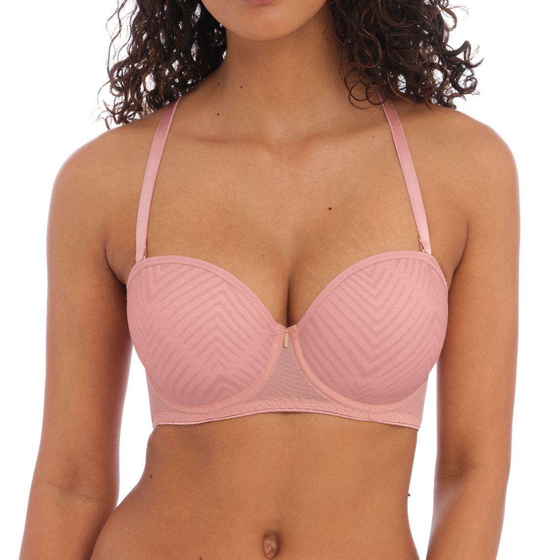 Freya Tailored Moulded Strapless Bra - Ash Rose