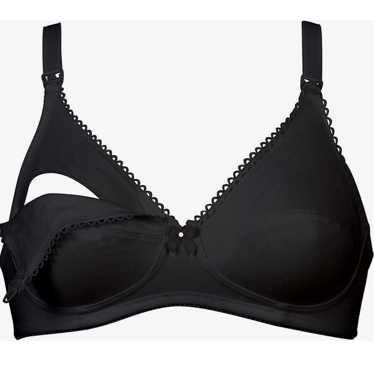 Naturana Nursing Bra - Black Naturana