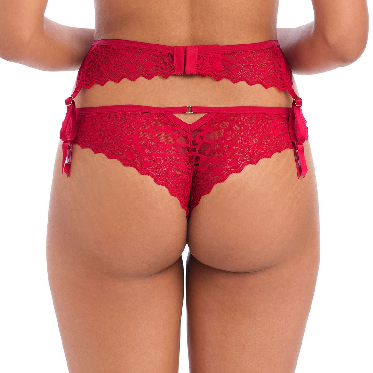 Freya Temptress Suspender Belt - Cherry