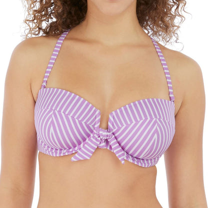 Freya Beach Hut Bandeau Bikini Top - Cassis