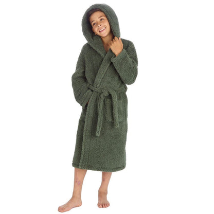 Cargo Bay Boys Borg Fleece Robe - Olive Cargo Bay