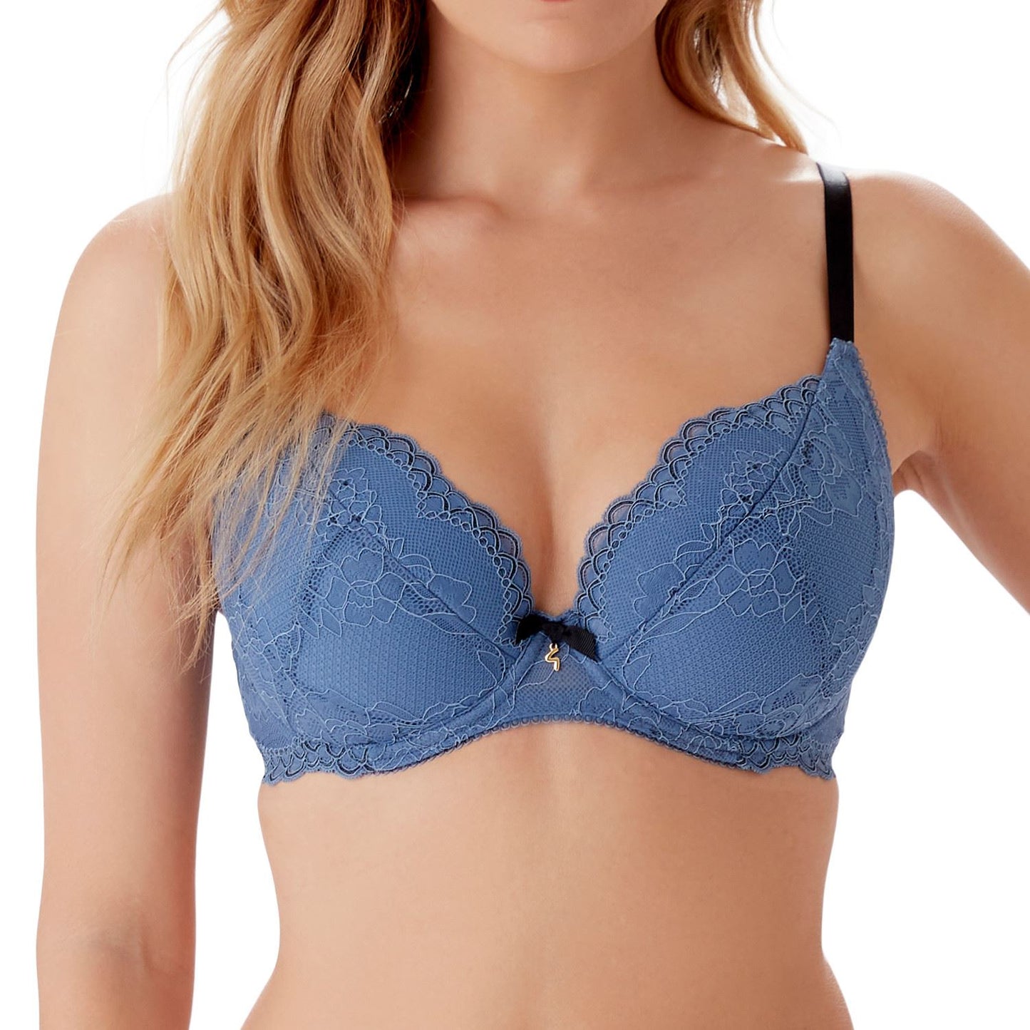 Gossard Superboost Lace Plunge Bra - Moonlight Blue