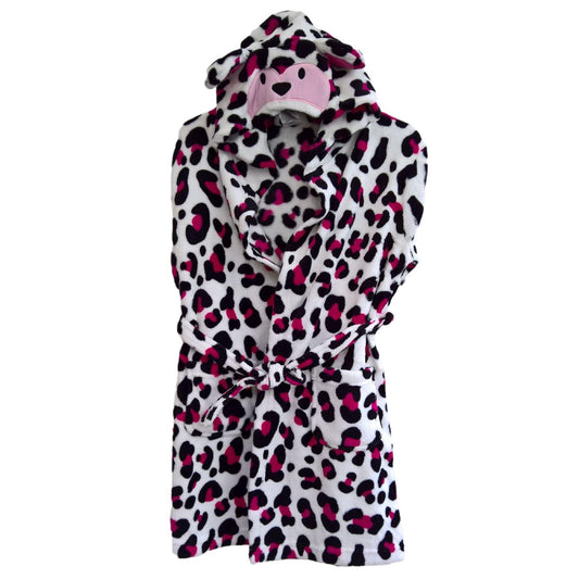 Animal Crazy Kids Leopard Print Robe