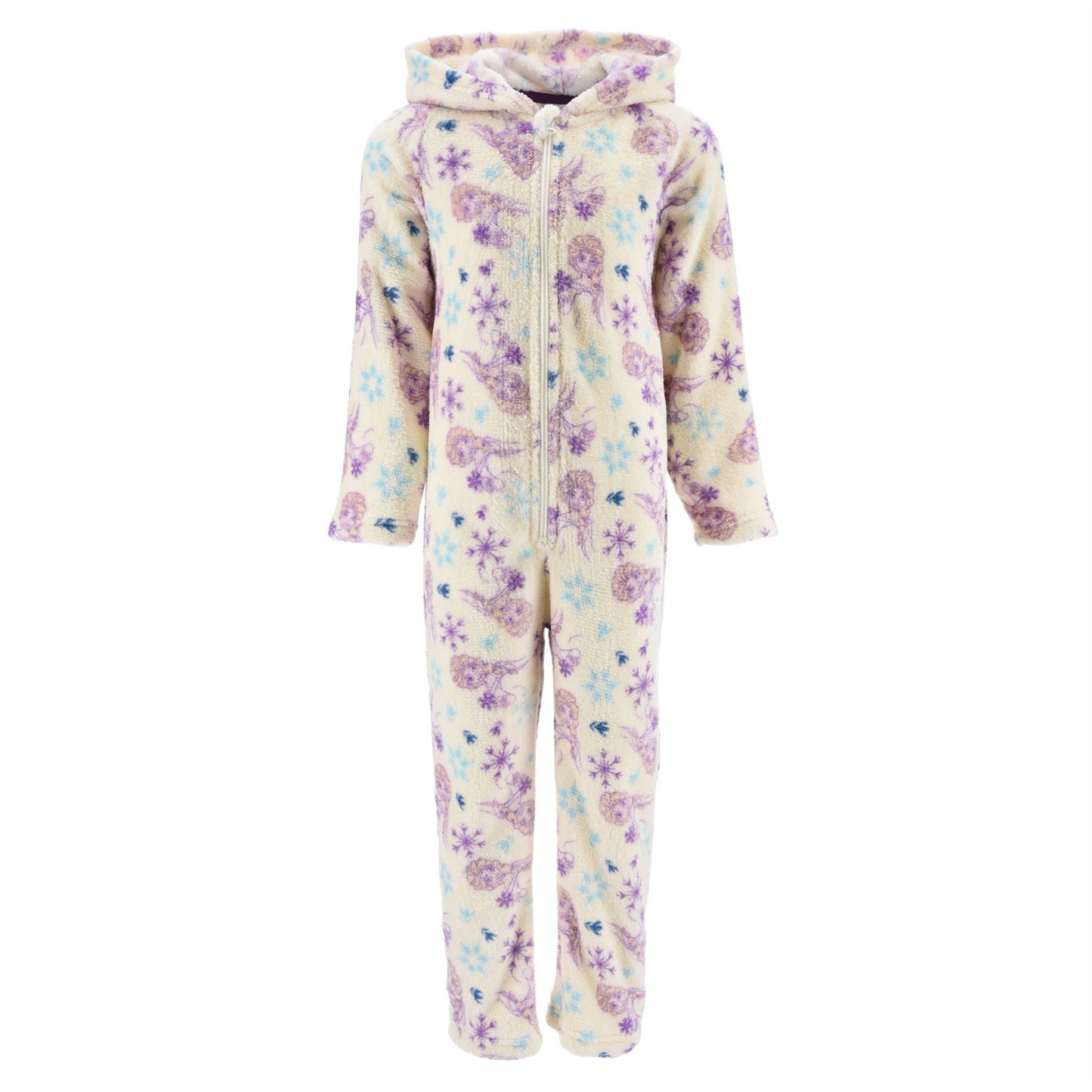 Kids Disney Frozen Elsa Fleece Onesie - Beige