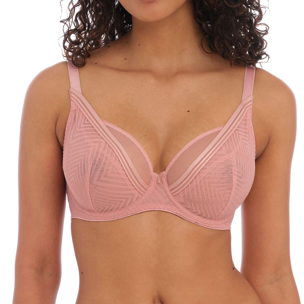 Freya Tailored High Apex Plunge Bra - Ash Rose Freya