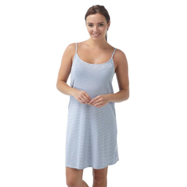 Indigo Sky Stripe Chemise