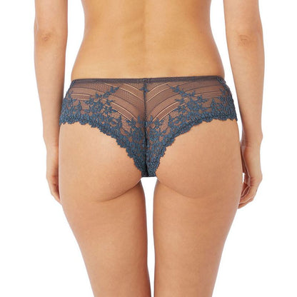 Wacoal Embrace Lace Tanga - Nine Iron/Ensign Blue