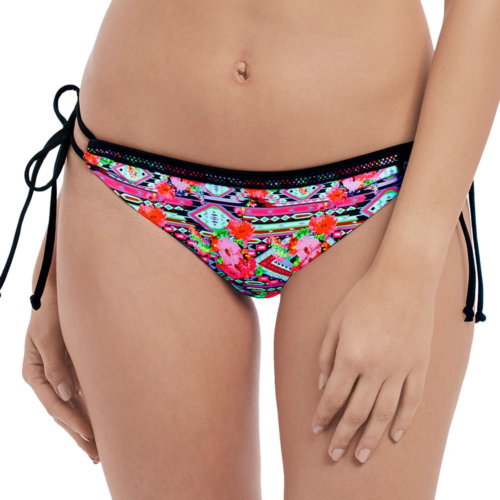 Freya Texas Rose Italini Tie Side Bikini Brief - Rebel Pink