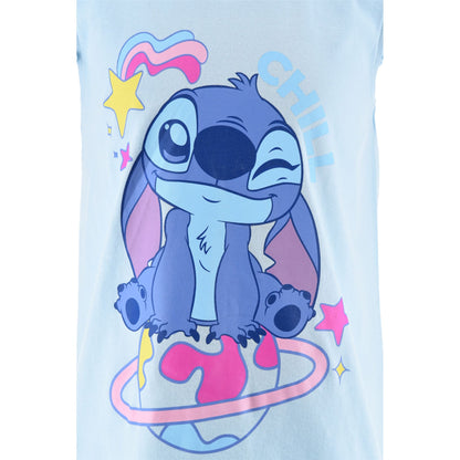 Girls Lilo and Stitch 'Chill' Nightdress - Blue