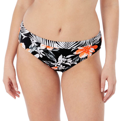 Fantasie Port Maria Mid Rise Bikini Brief - Black