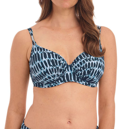 Fantasie Kotu Gathered Full Cup Bikini Top - Ink