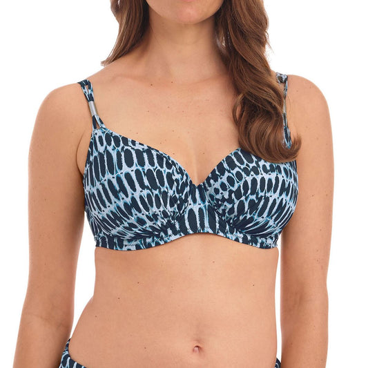 Fantasie Kotu Gathered Full Cup Bikini Top - Ink