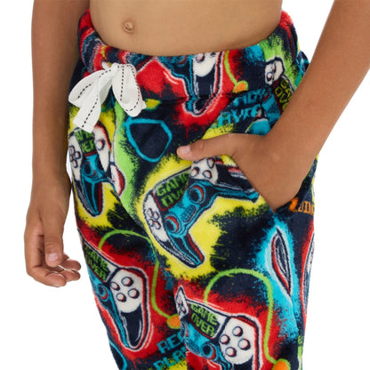 Cargo Bay Boys Fleece Lounge Pants - Gamer Print