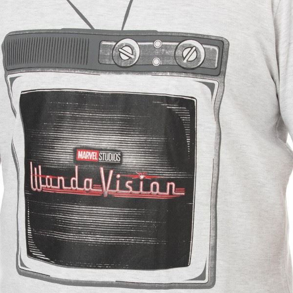 Mens Marvel WandaVision Pyjamas - Grey/Black