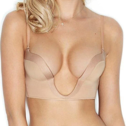 Wonderbra Ultimate Silhouette Plunge Bra - Beige