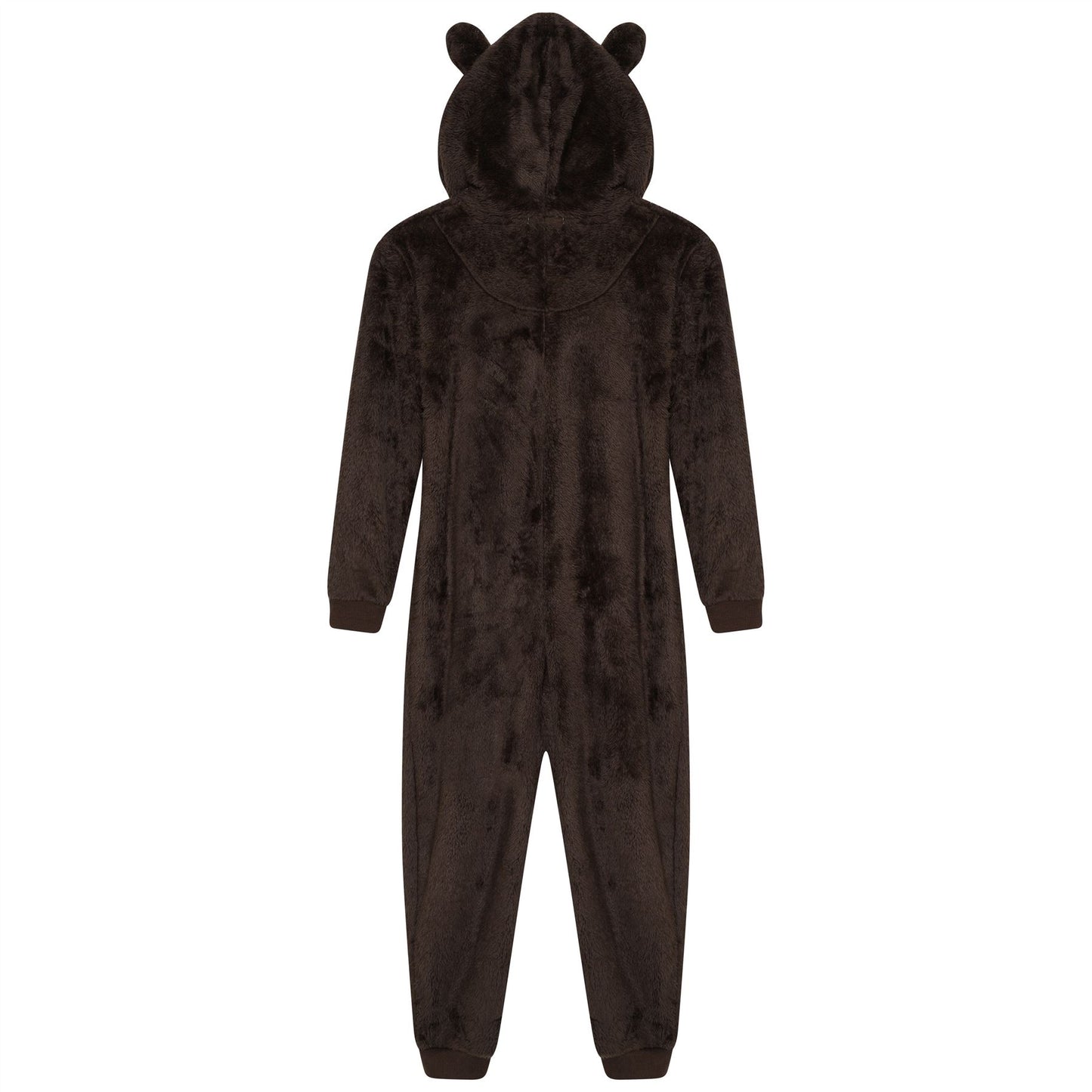 Nifty Kids Bear Fleece Onesie - Brown