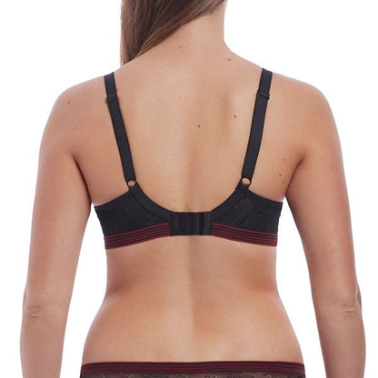 Freya Wild Plunge Bra - Black Zebra