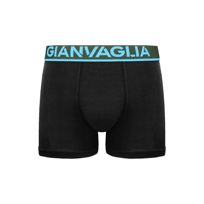 Gianvaglia Deluxe Boxer Shorts (5 Pack) - Black