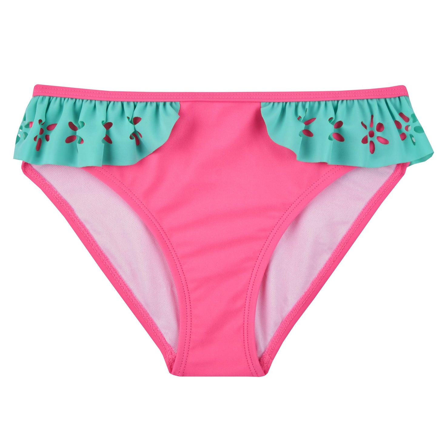 Red Melon Girls Laser Cut Floral Bikini Set (7-13 Years)