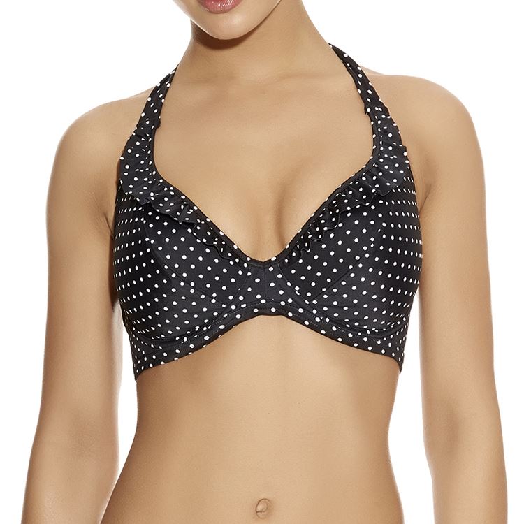 Freya Pier Halter Bikini Top - Black