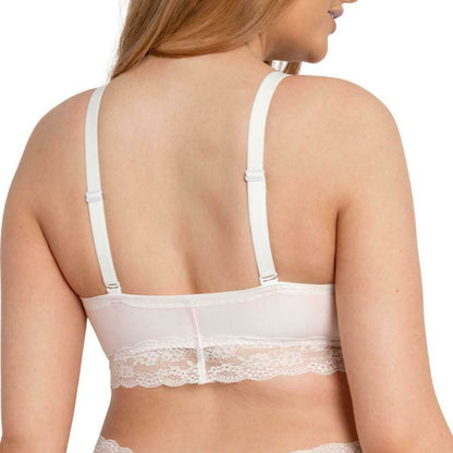Curvy Kate Twice The Fun Reversible Bralette - White/Pink