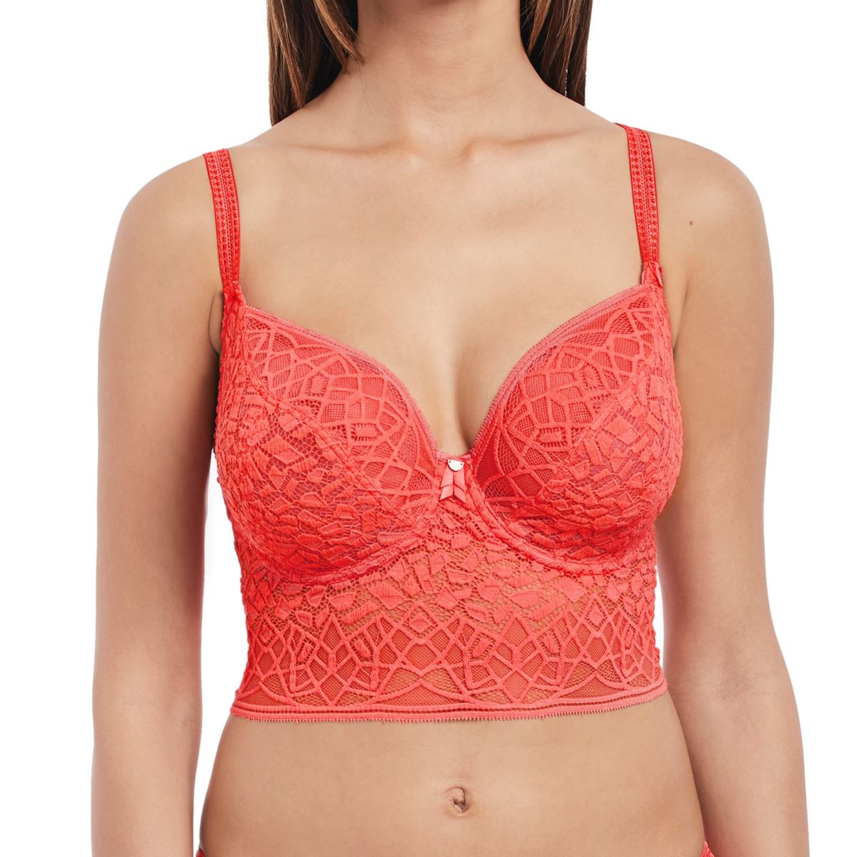 Freya Soiree Lace Bralette - Coral