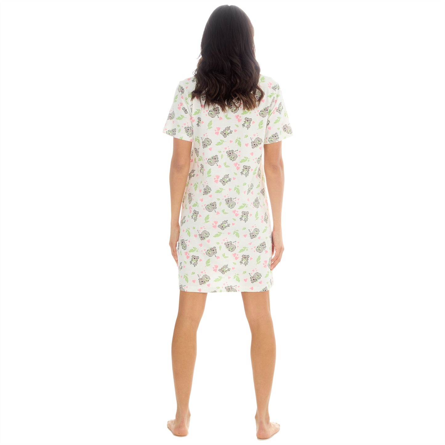 Forever Dreaming Koalas Womens Nightdress - Ivory/Multi