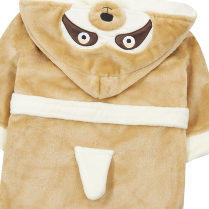 Minikidz Novelty Sloth Fleece Robe - Brown