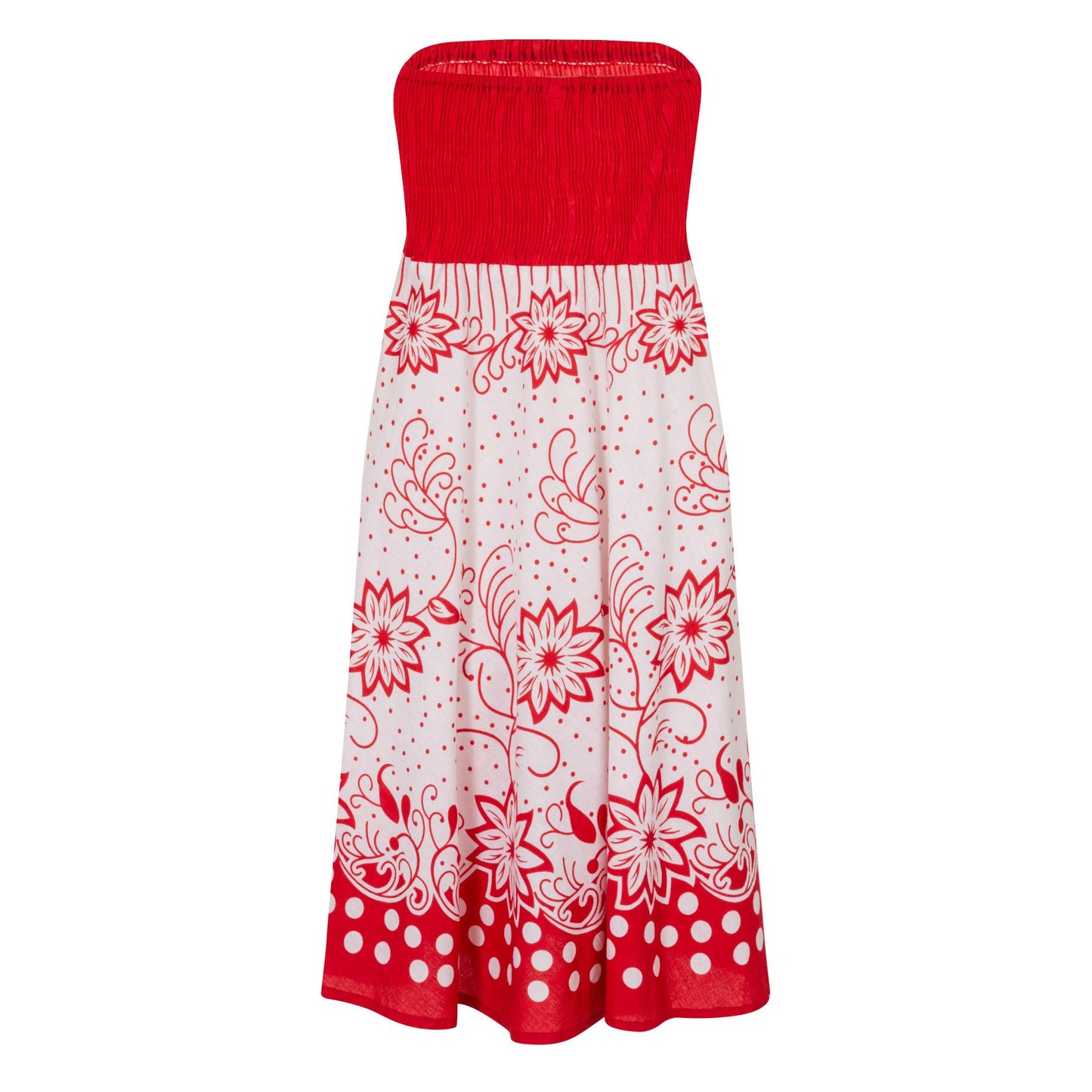 Pistachio 2 In 1 Dress/Skirt - Red