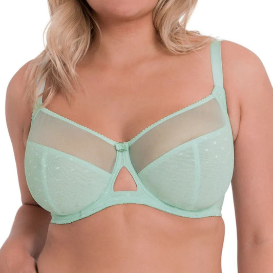 Curvy Kate Victory Polka Balcony Bra - Mint