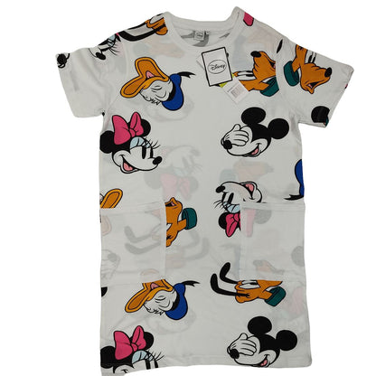 Minnie Mouse Womens Nightdress - White