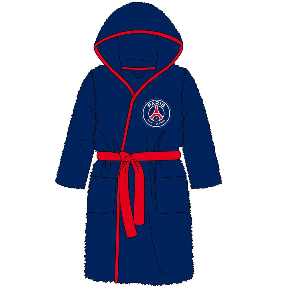 Kids Paris Saint Germain Fleece Hooded Robe
