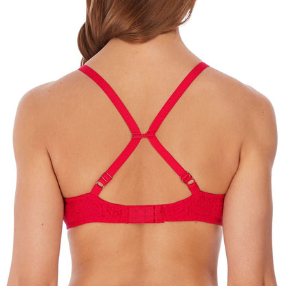 Wacoal Halo Lace Moulded Bra - Lipstick Red