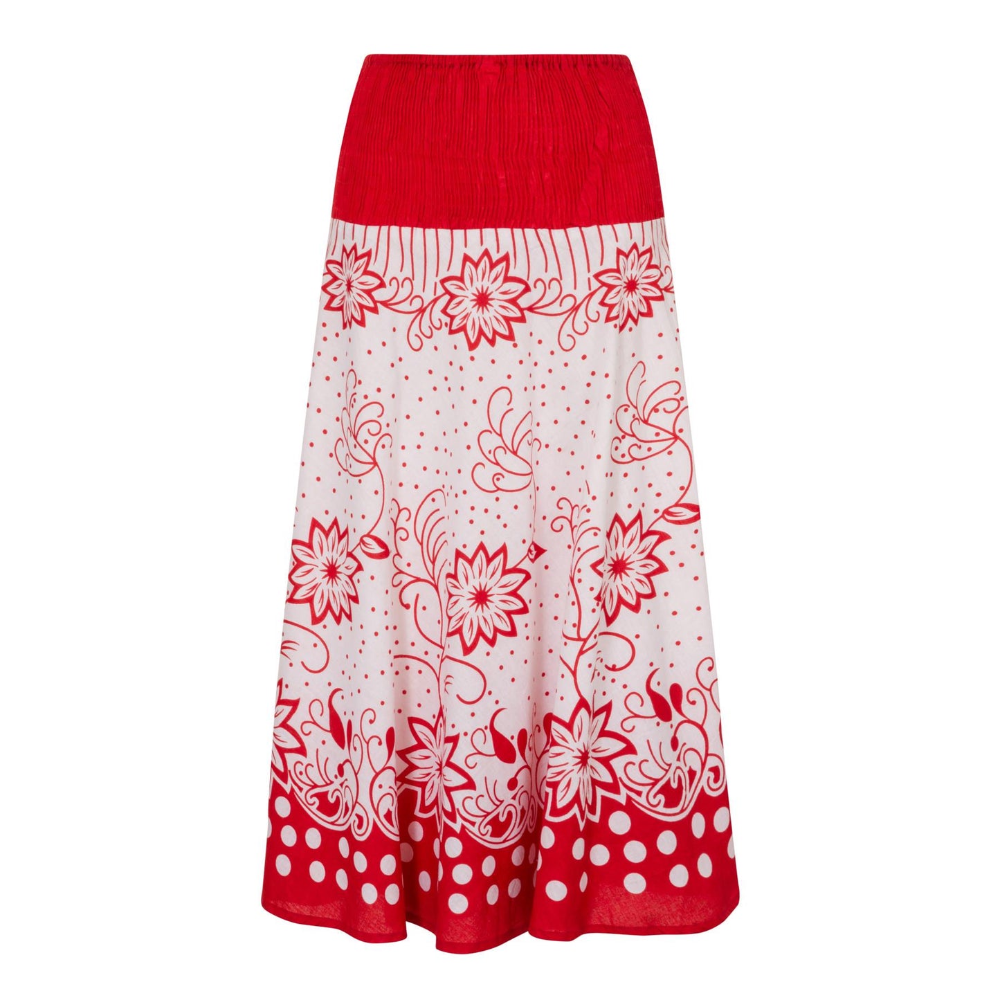 Pistachio 2 In 1 Dress/Skirt - Red