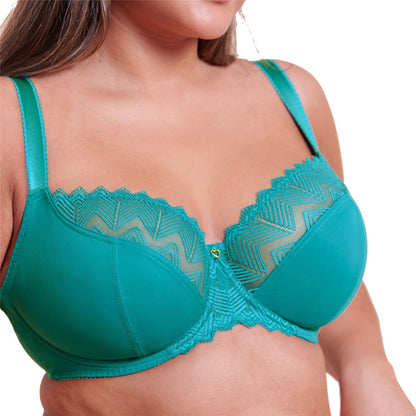 Curvy Kate Wild One Balcony Bra - Teal Blue Curvy Kate