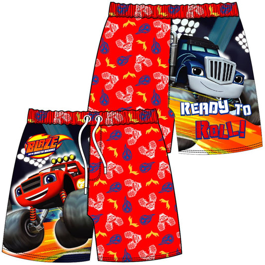 Boys Blaze 'Ready To Roll' Swim Shorts