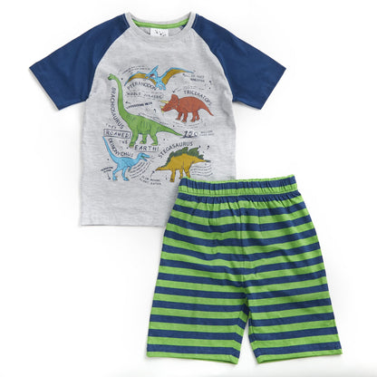 Minikidz Kids Dinosaur Pyjamas - Grey/Multi