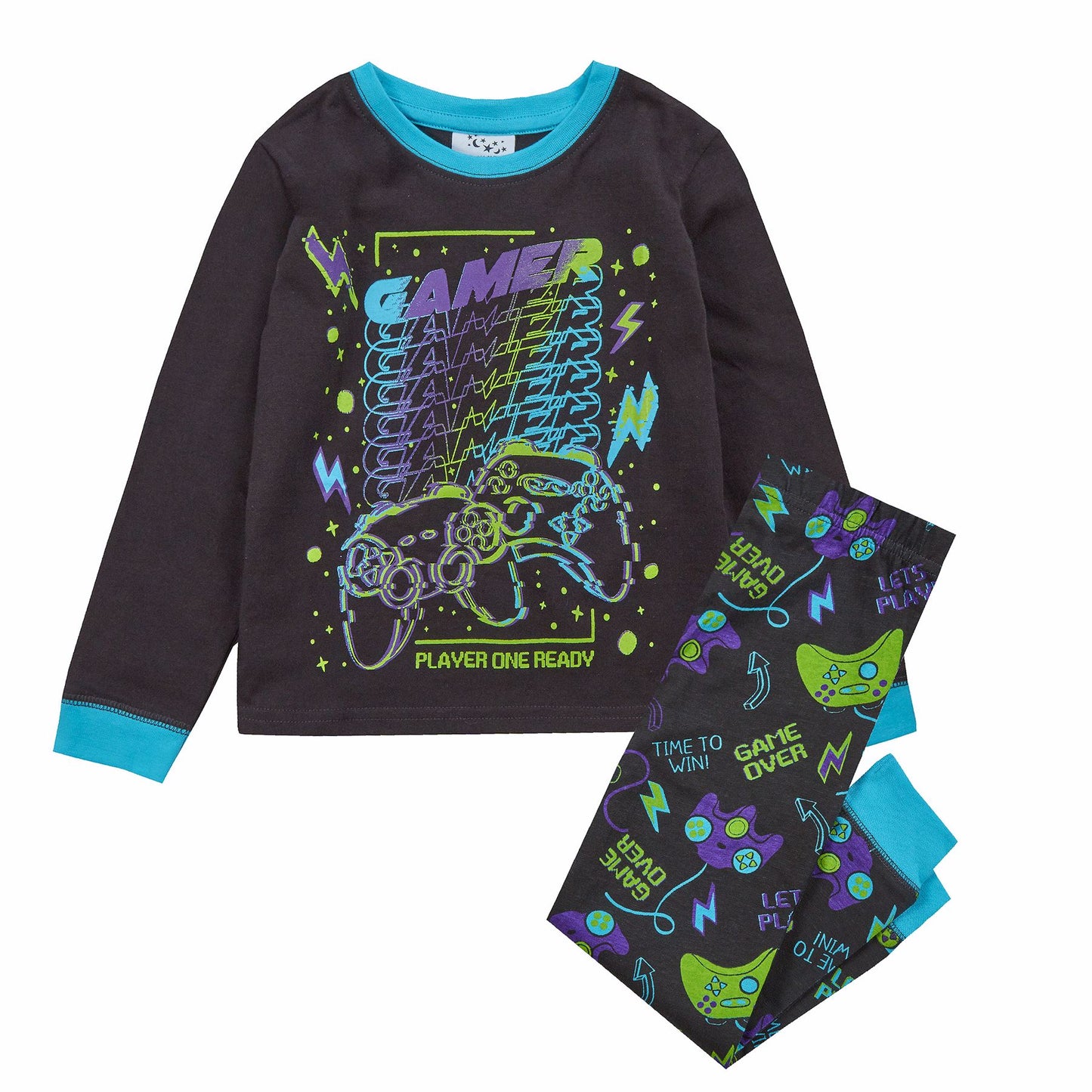 Minikidz Kids 'Gamer' Pyjamas - Phantom