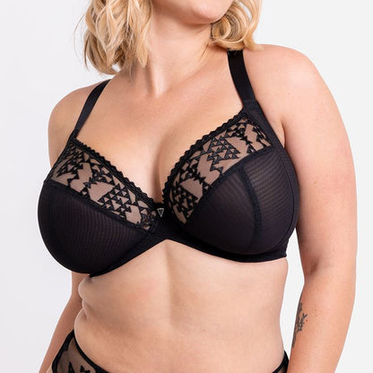 Curvy Kate Centre Stage Full Plunge Bra - Black