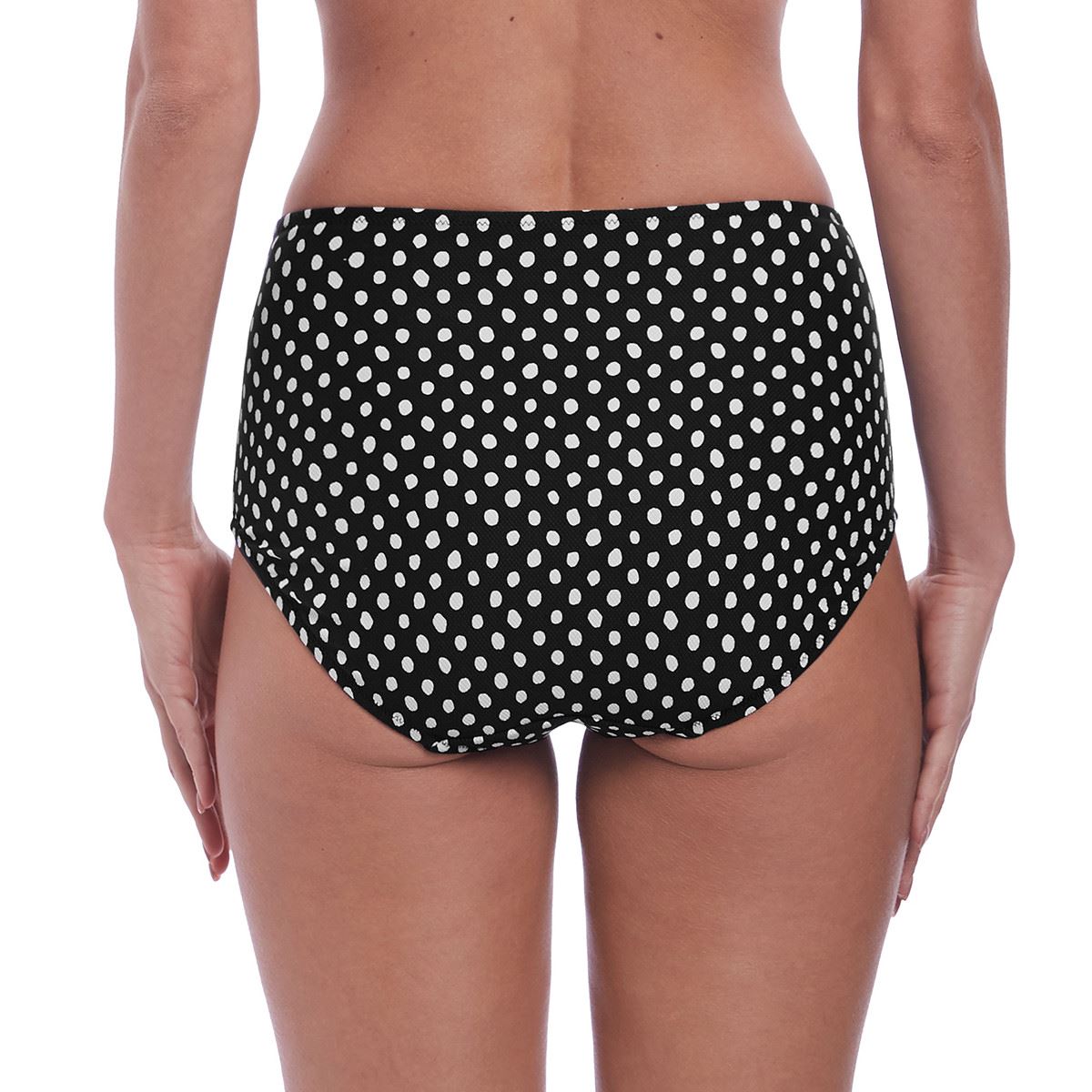 Fantasie Santa Monica High Rise Bikini Brief - Black/White