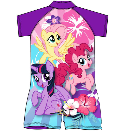 Girls My Little Pony Purple Surf Suit