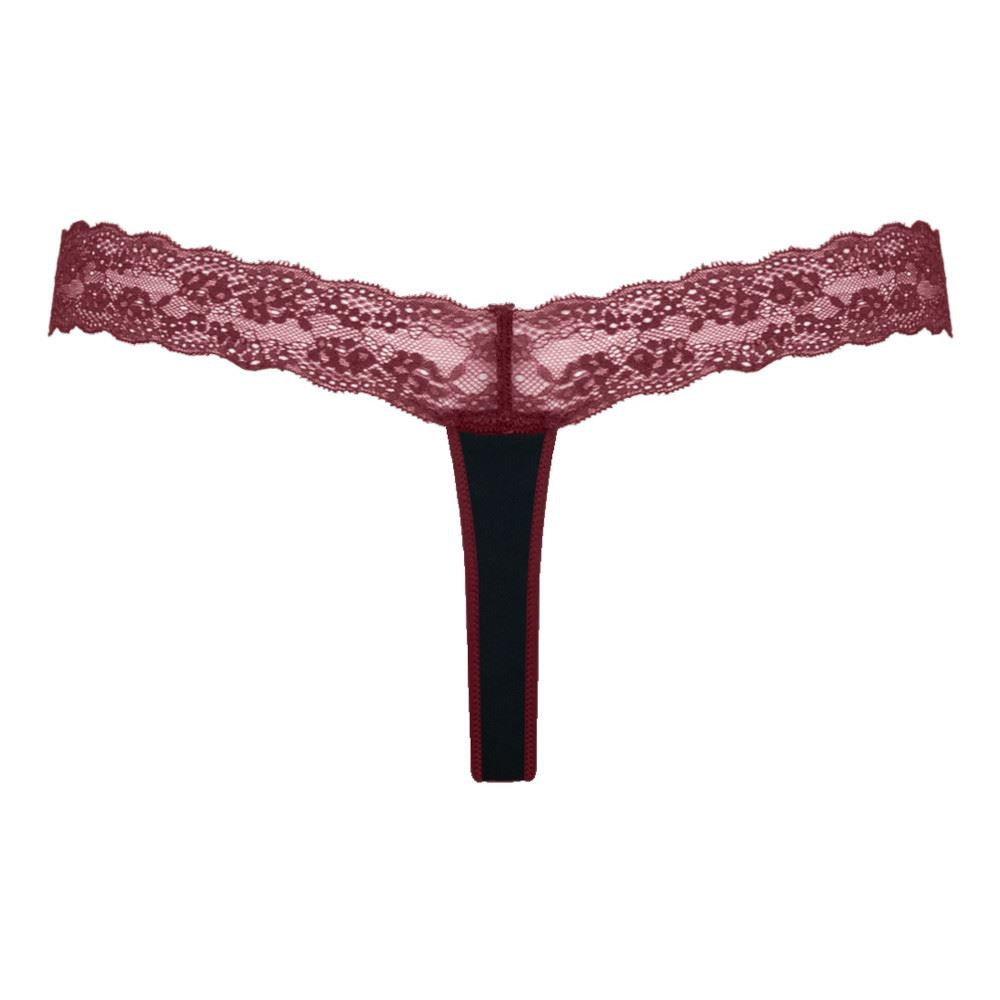 Curvy Kate Twice The Fun Reversible Thong - Oxblood/Black Curvy Kate