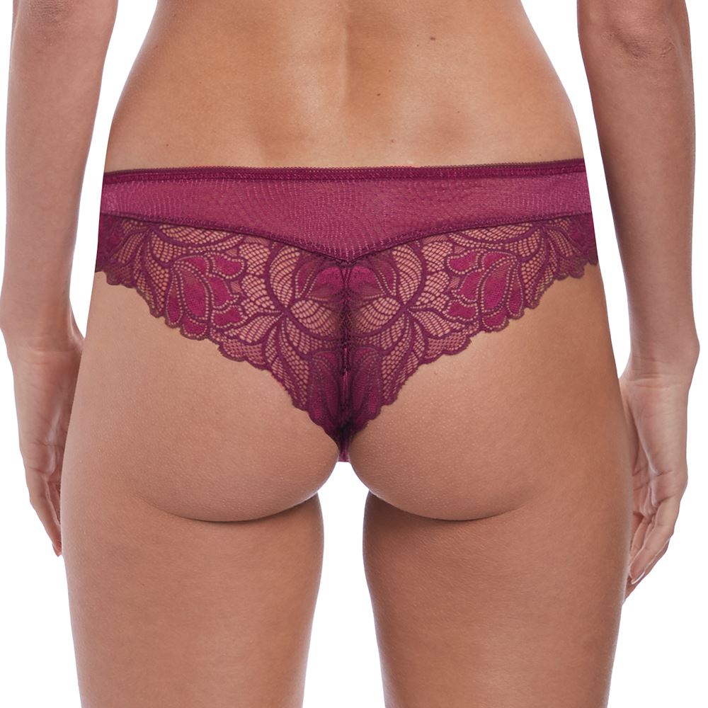 Fantasie Memoir Brazilian Thong - Black Cherry