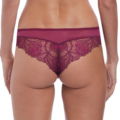 Fantasie Memoir Brazilian Thong - Black Cherry