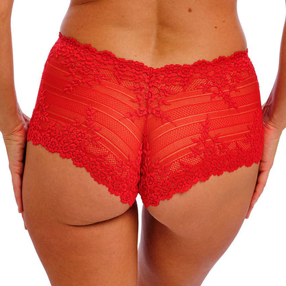 Wacoal Embrace Lace Boyshort - Equestrian Red