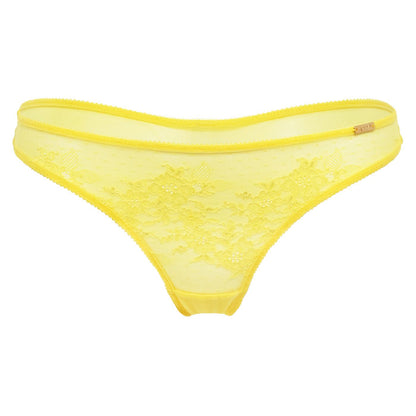 Gossard Glossies Lace Thong - Primrose