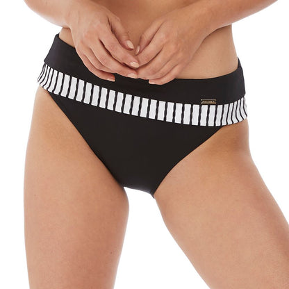 Fantasie San Remo Classic Fold Bikini Brief - Black/White