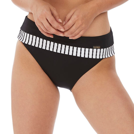 Fantasie San Remo Classic Fold Bikini Brief - Black/White
