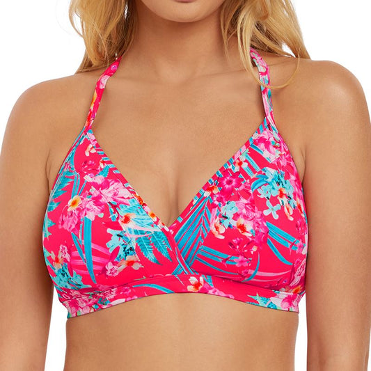 Freya Wild Sun Soft Triangle Bikini Top - Tropical Punch